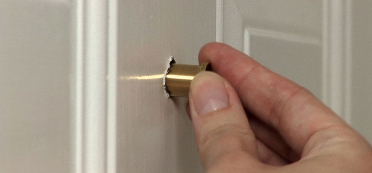 peephole door repair in San Carlos Park